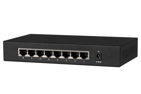 Switch Dahua PFS3008-8GT 8 Port 10/100/1000Mbps 2 lớp, công suất 16Gb, chống sét 2KV