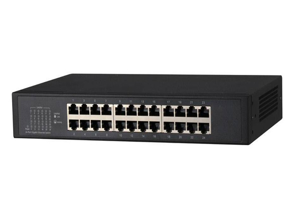 Switch Dahua PFS3024-24GT 24 Port 10/100/1000Mbps 2 lớp, công suất 48Gb, chống sét 3KV