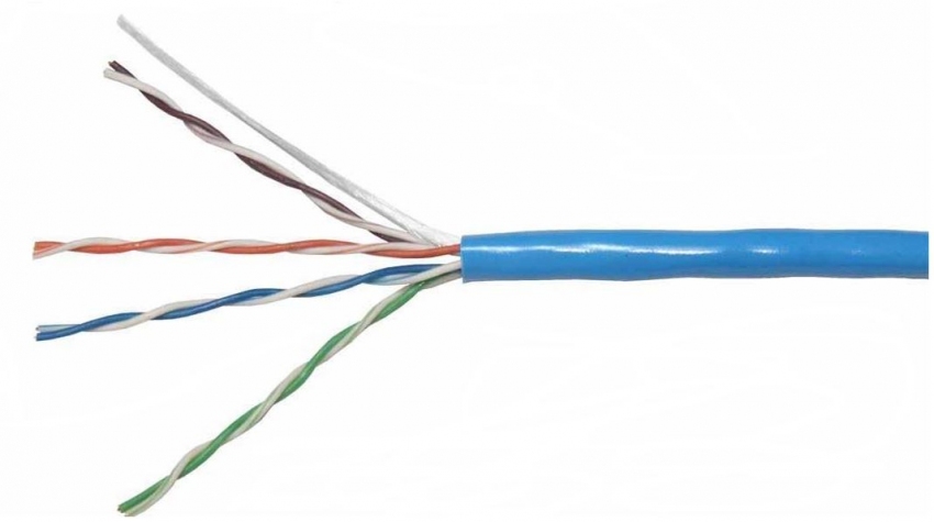 Cáp COMMSCOPE/AMP Category 5e UTP Cable (200MHz), 4-Pair, 24AWG, Solid, PVC, 200m, Blue, P/N: 2-1427260-6