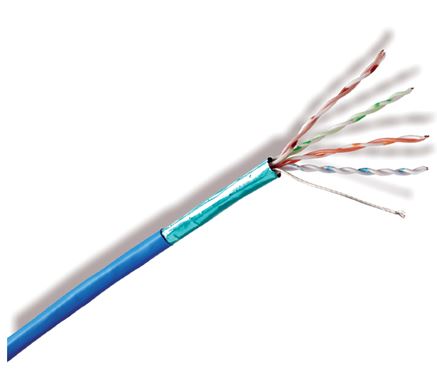 Cáp Commscope/AMP Category 5e FTP Cable, 4-Pair, 24 AWG, Solid, PVC, 305m, White, P/N: 219413-2
