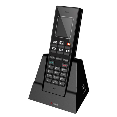 Single-Line IP Cordless handset with Stand-up Base Charger(extension) – GR-8106-SPBU