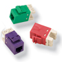 COMMSCOPE/AMP Category 5E Modular Jack, Shielded, RJ45, SL, T568A/B, Almond, P/N: 1375189-1